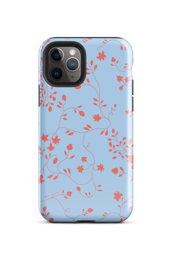 PILLOWPIA Wild Clematis Tough Case for iPhone - Periwinkle