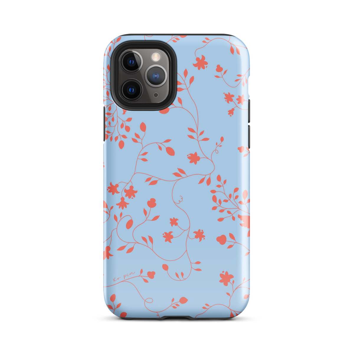 PILLOWPIA Wild Clematis Tough Case for iPhone - Periwinkle - Image 2 of 15