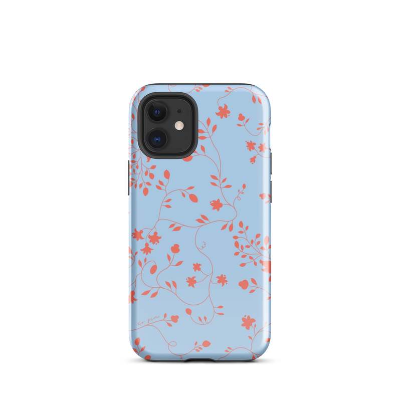 PILLOWPIA Wild Clematis Tough Case for iPhone - Periwinkle