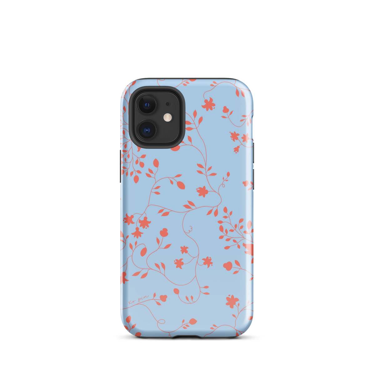 PILLOWPIA Wild Clematis Tough Case for iPhone - Periwinkle - Image 4 of 15