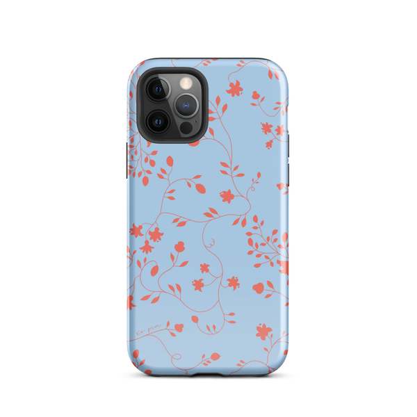 PILLOWPIA Wild Clematis Tough Case for iPhone - Periwinkle