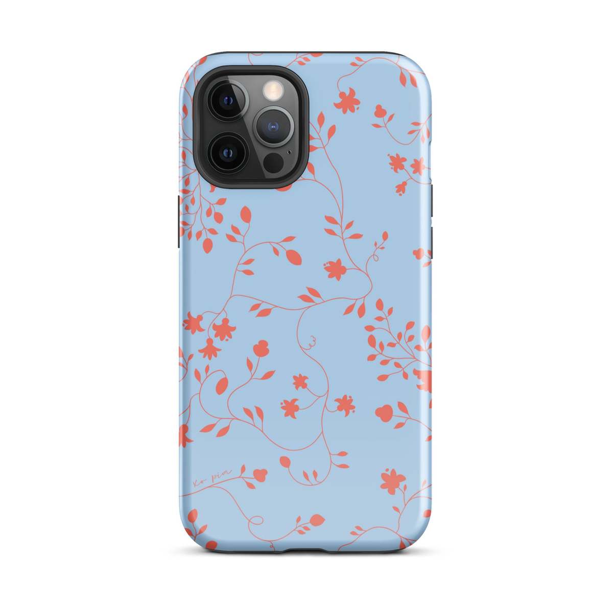 PILLOWPIA Wild Clematis Tough Case for iPhone - Periwinkle - Image 7 of 15
