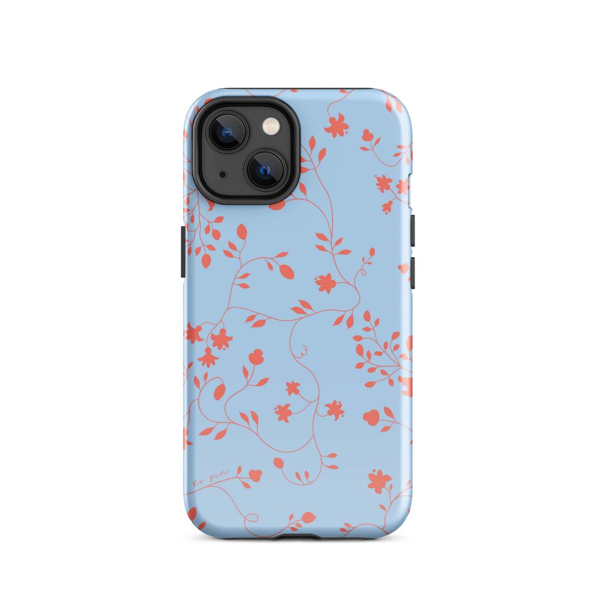 PILLOWPIA Wild Clematis Tough Case for iPhone - Periwinkle - Image 12 of 15