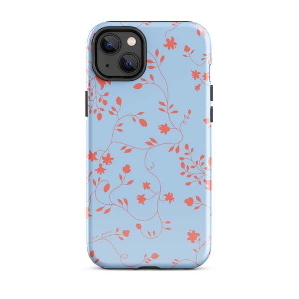 PILLOWPIA Wild Clematis Tough Case for iPhone - Periwinkle