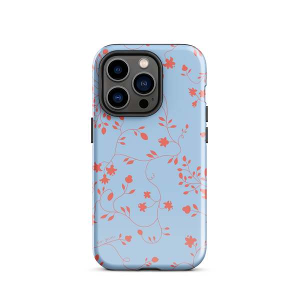 PILLOWPIA Wild Clematis Tough Case for iPhone - Periwinkle