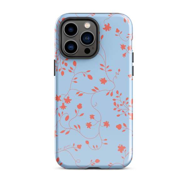 PILLOWPIA Wild Clematis Tough Case for iPhone - Periwinkle