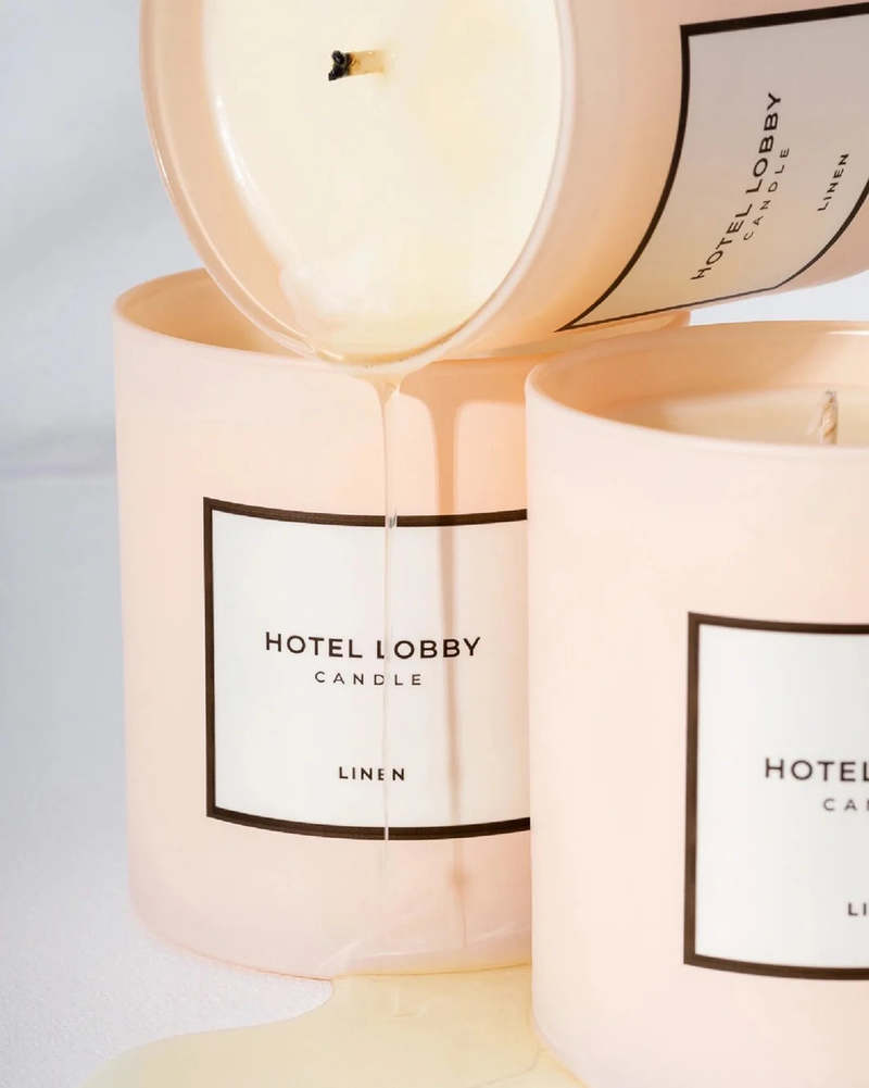 Hotel Lobby Candle - Linen