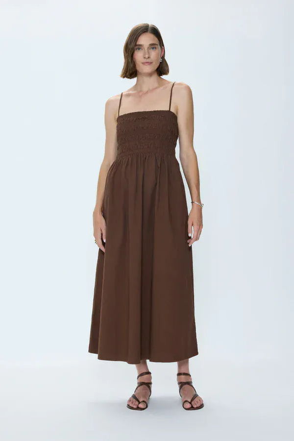 Pistola Bianca Shirred Bodice Dress