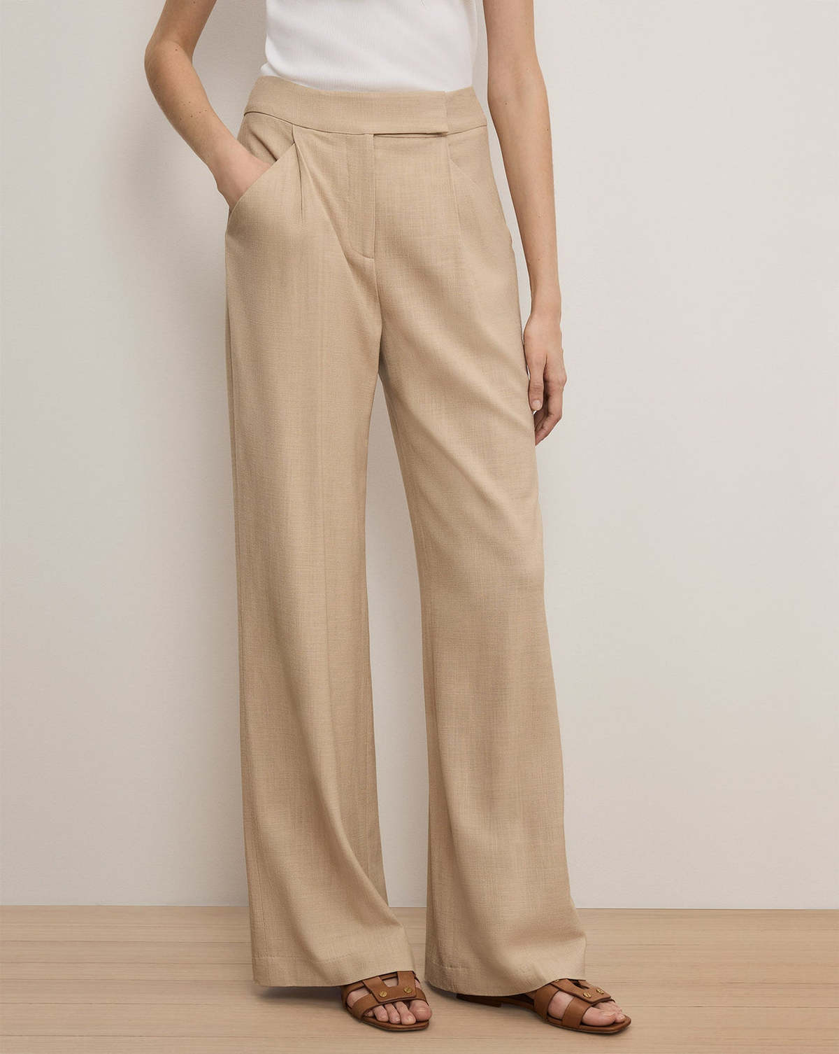 Veronica Beard Marbeau Wide-Leg Pant - Image 1 of 6