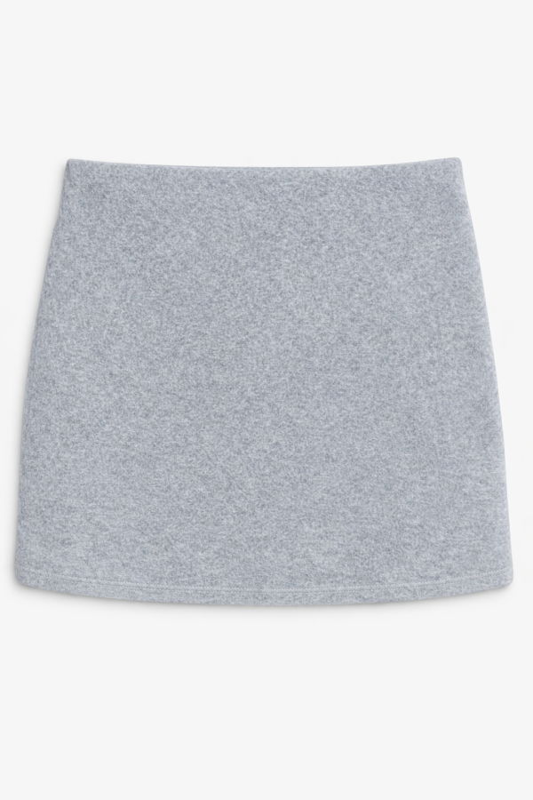The Tile Club Cady Velour Mini Skirt