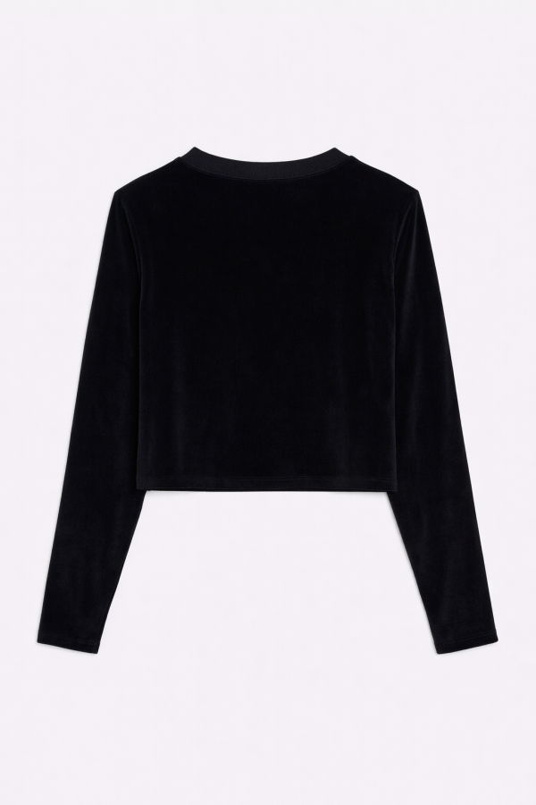 The Tile Club Jayne Velour Crewneck