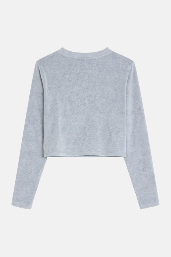 The Tile Club Jayne Velour Crewneck