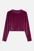 The Tile Club Jayne Velour Crewneck - Thumbnail 1
