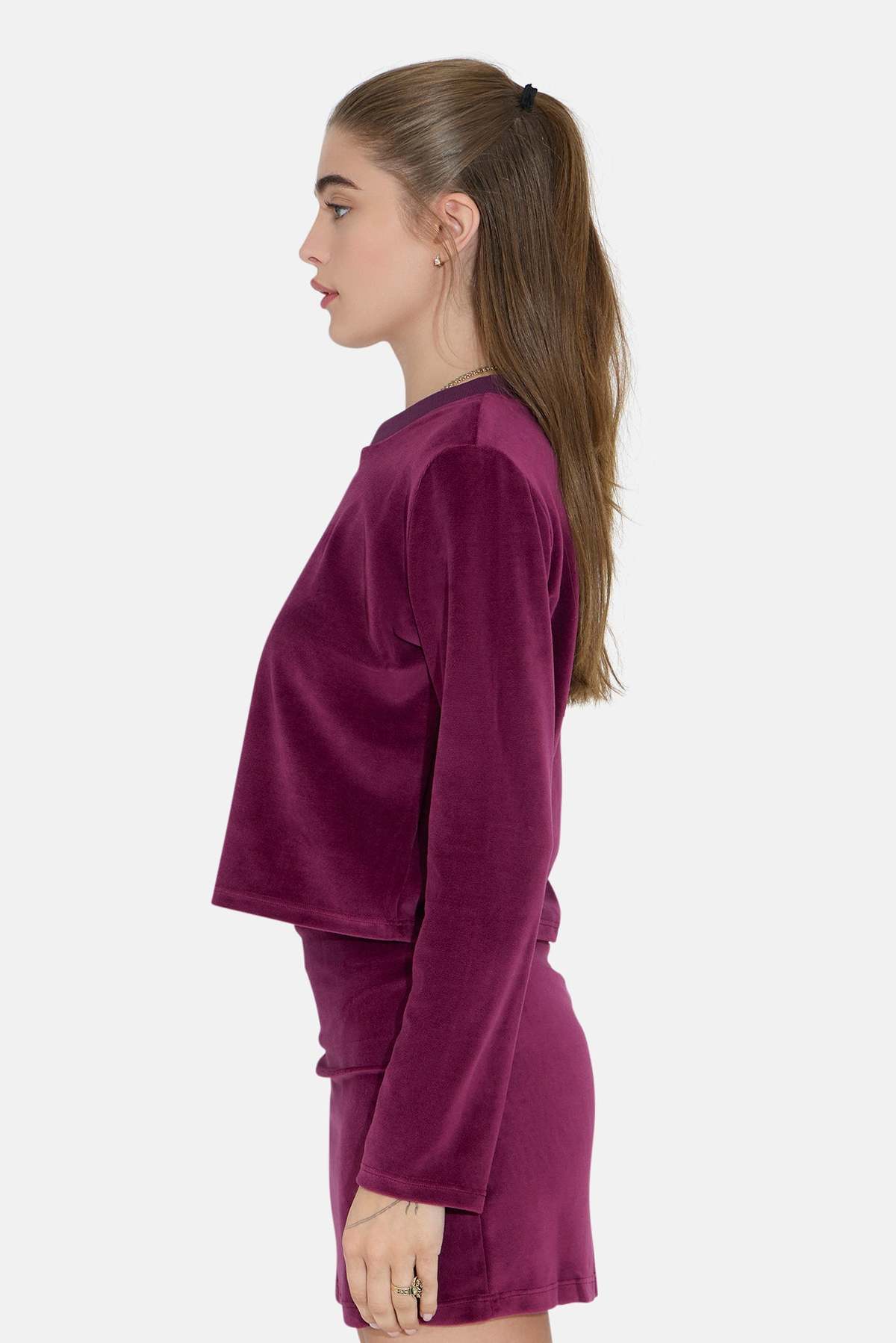 The Tile Club Jayne Velour Crewneck - Image 4 of 5