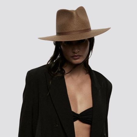 Janessa Leone Harlow Hat - Natural | Garmentory display picture 3