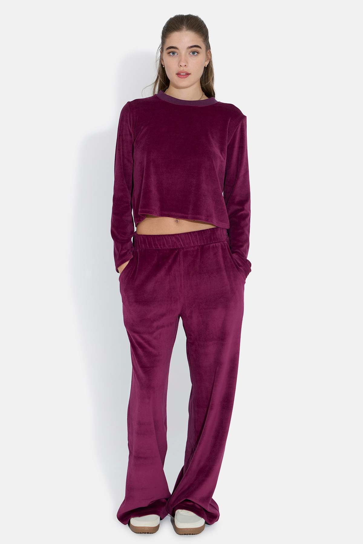 The Tile Club Mari Velour Pant - Image 6 of 6