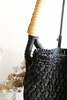 Alysi Mini Raffia Bucket Bag - Thumbnail 2