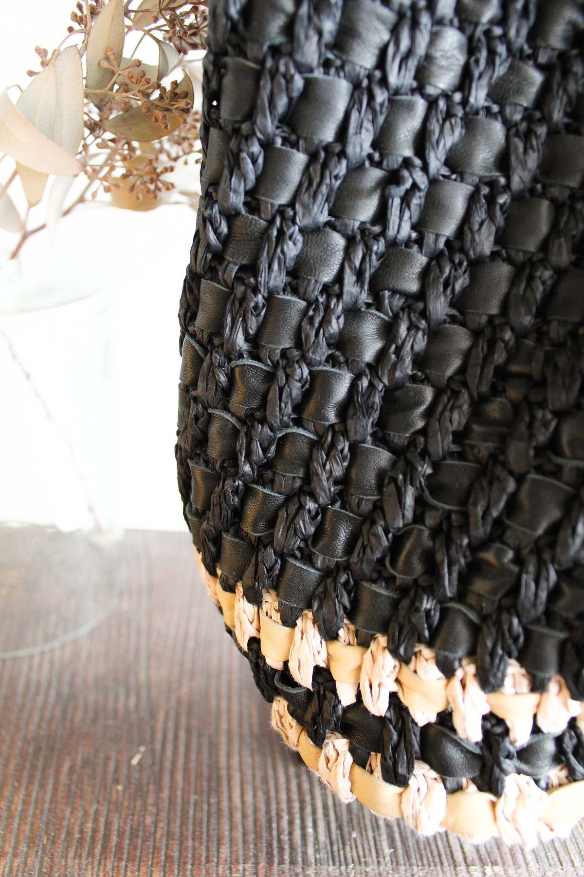 Alysi Mini Raffia Bucket Bag - Image 3 of 4