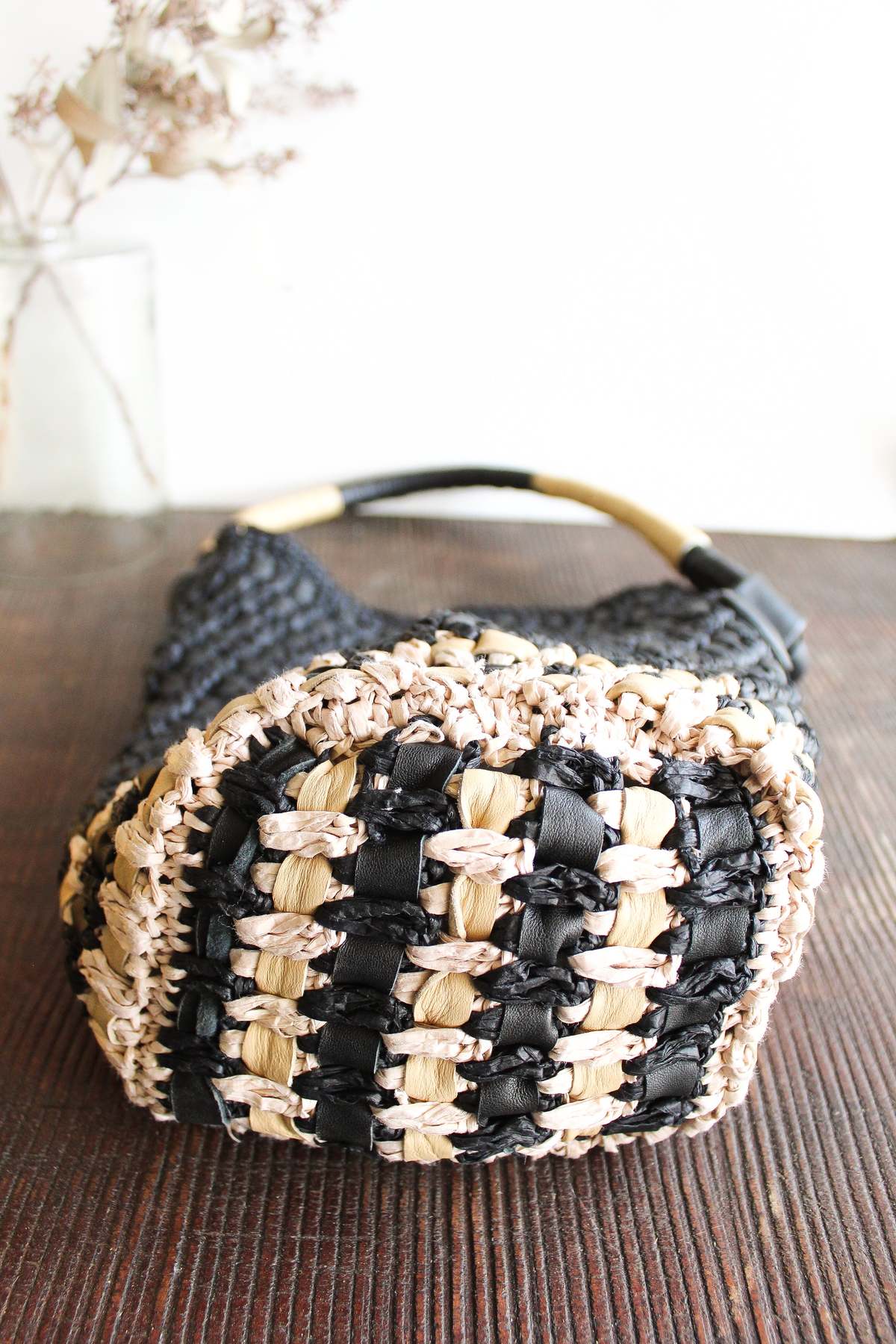 Alysi Mini Raffia Bucket Bag - Image 4 of 4