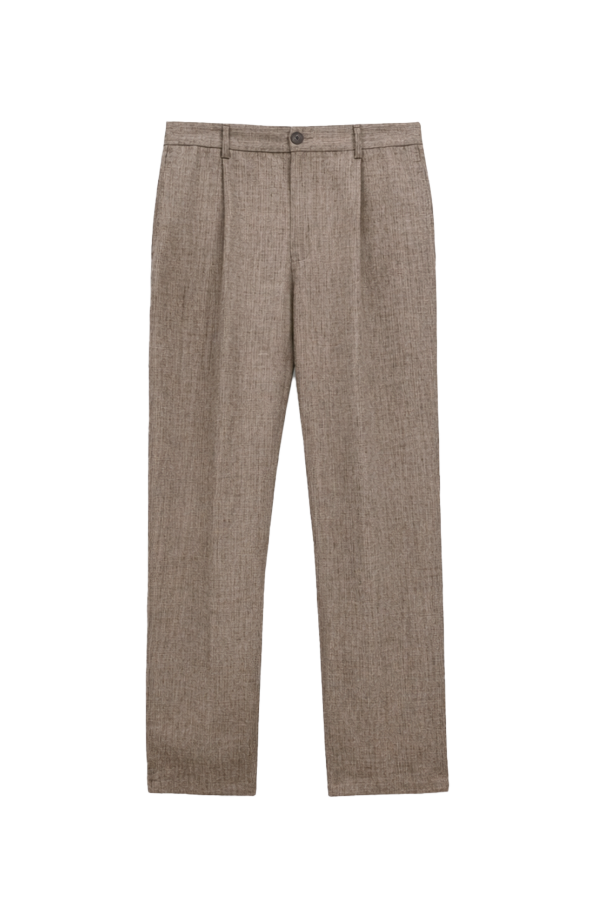 Wax London Malham Trouser Linen Stripe Pants