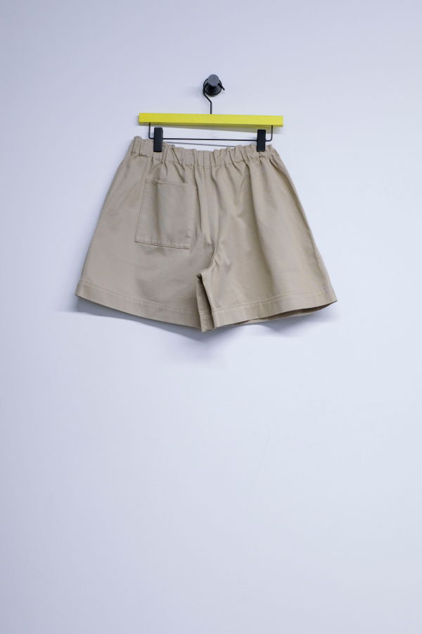 JW ANDERSON Beige Cotton Drawstring Shorts