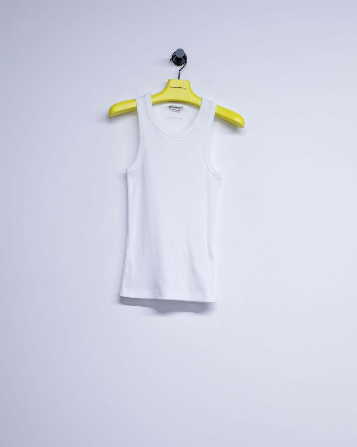 JW ANDERSON White Cotton Rib Vest - Image 1 of 2