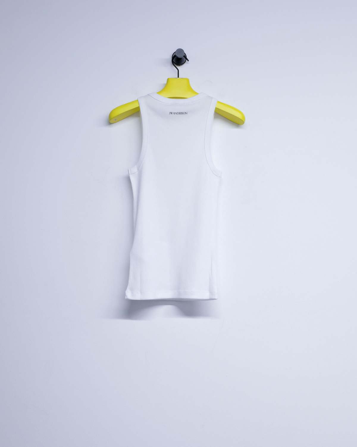 JW ANDERSON White Cotton Rib Vest - Image 2 of 2