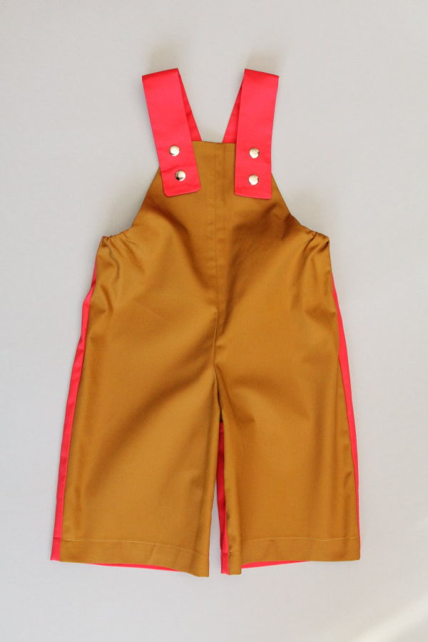 KIDS Par Moi Ivor - Two Tone Twill Overalls