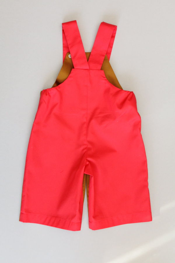 KIDS Par Moi Ivor - Two Tone Twill Overalls