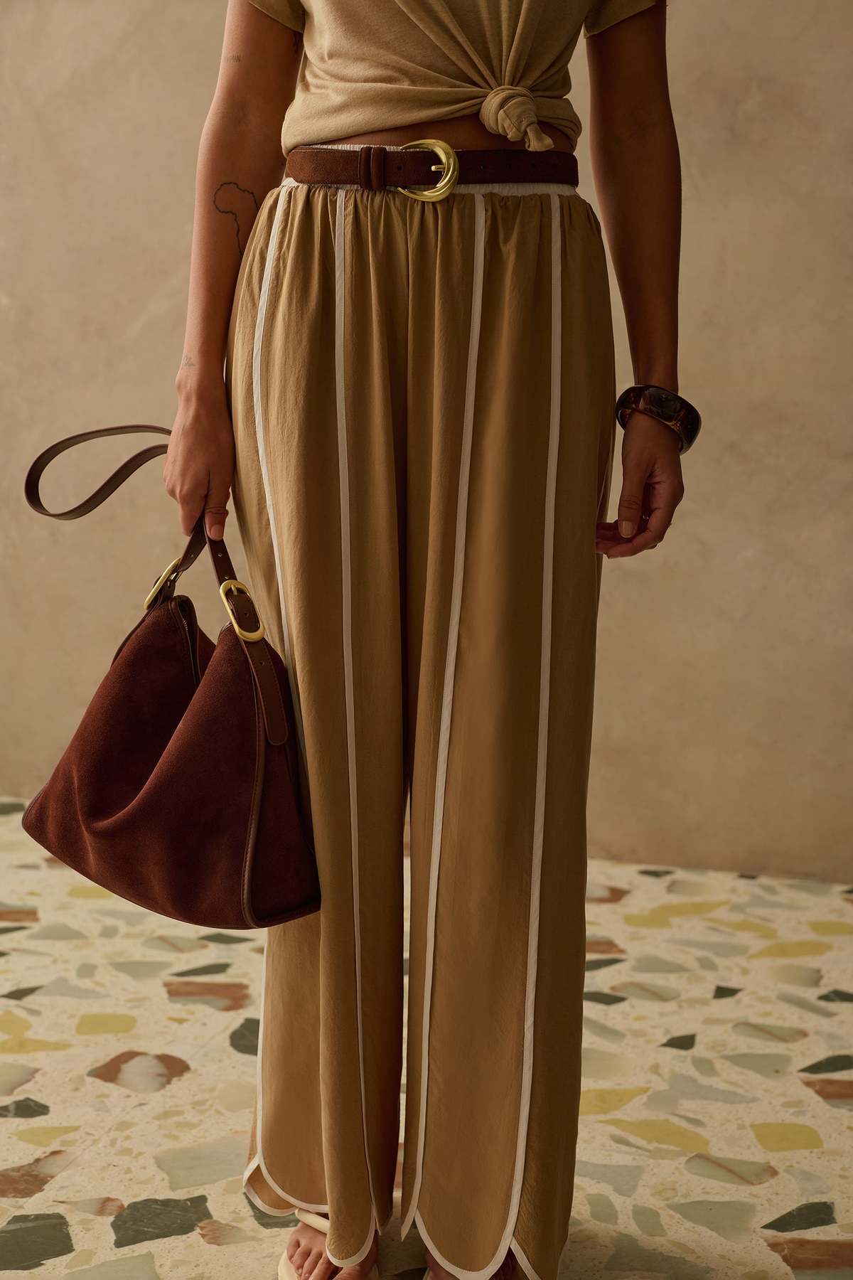 Sancia Elayna Pants - Tan - Image 1 of 5