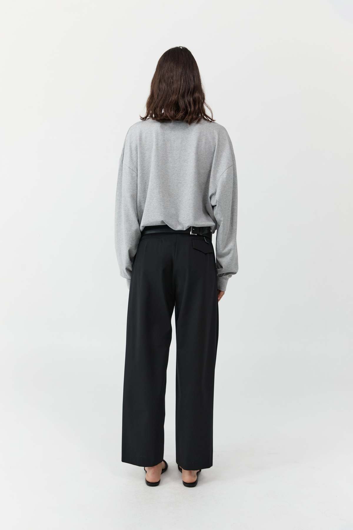 St. Agni Drawstring Long Sleeve Top - Image 3 of 3