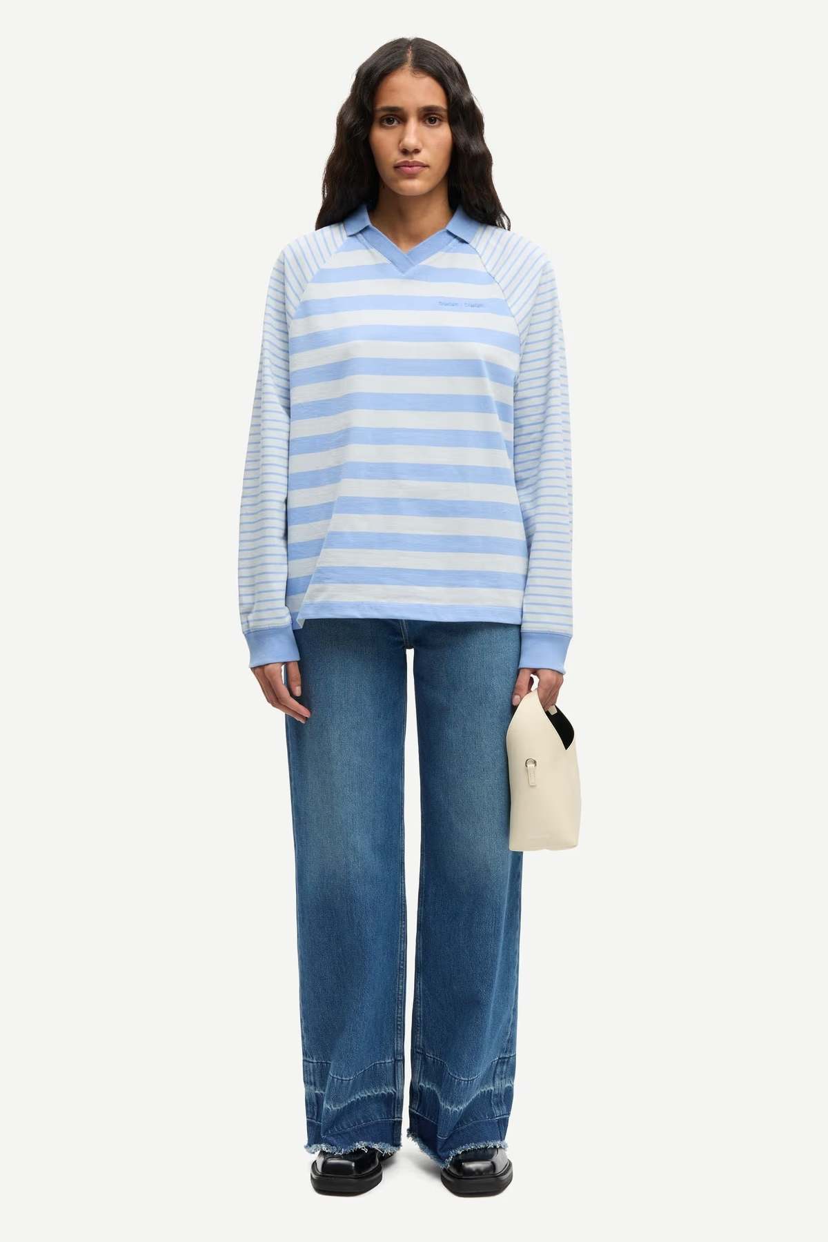 Samsøe Samsøe Sarebecca Jeans in Fluid Denim - Image 1 of 6