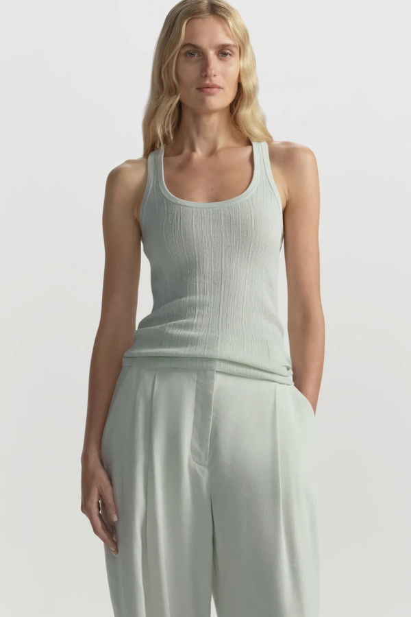 A.L.C. Iris Knit Tank - Pale Mint
