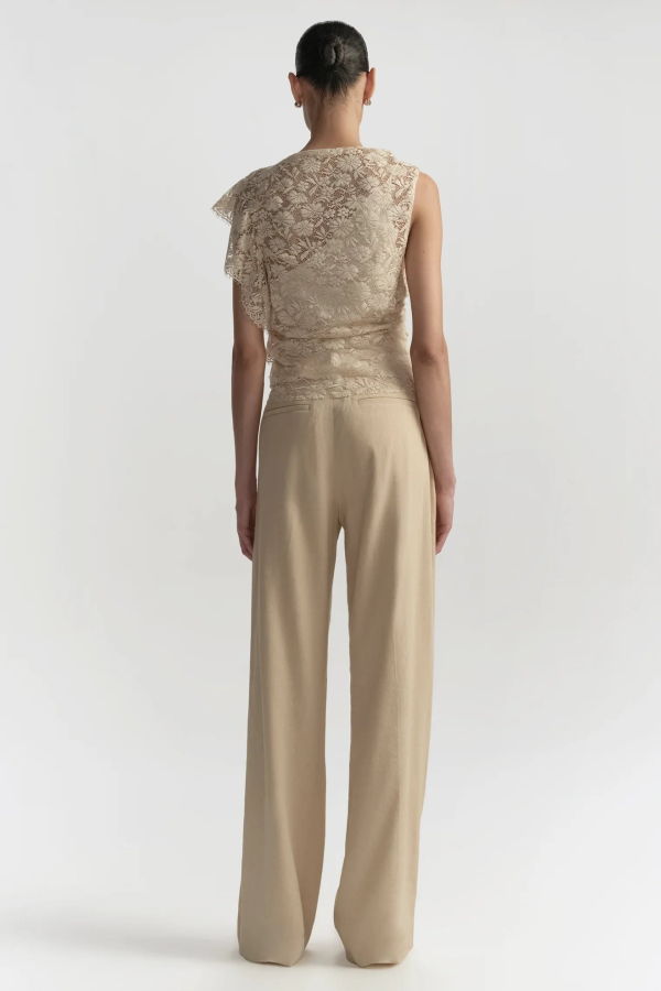 A.L.C. Astrid Lace Top - Crema Dolce