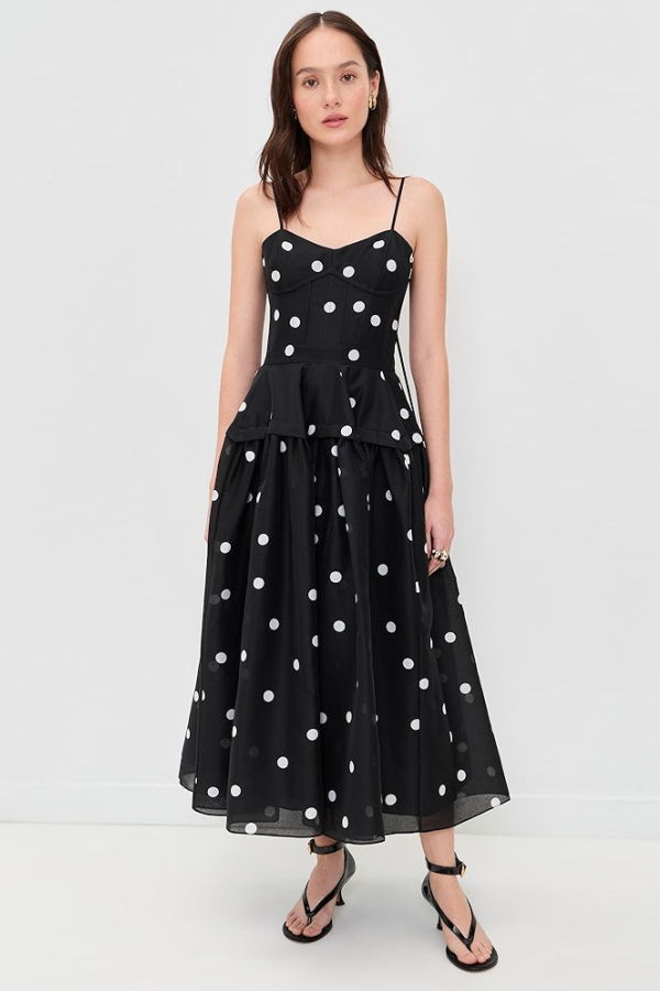 Alexis Parma Dress - Black/White