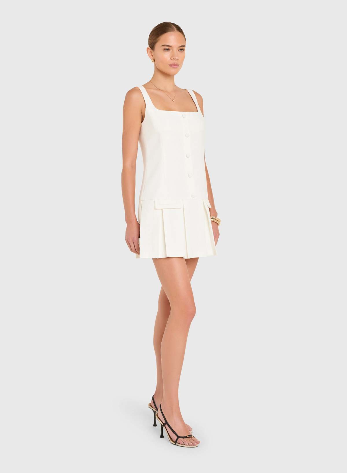 Amanda Uprichard Courtney Dress - Ivory - Image 2 of 4