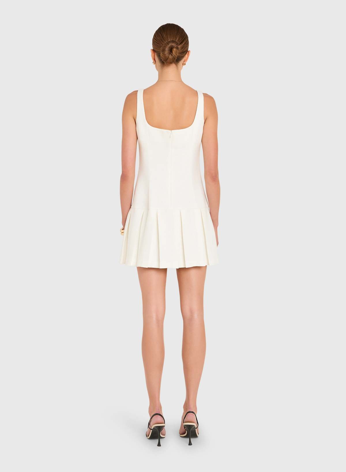 Amanda Uprichard Courtney Dress - Ivory - Image 3 of 4