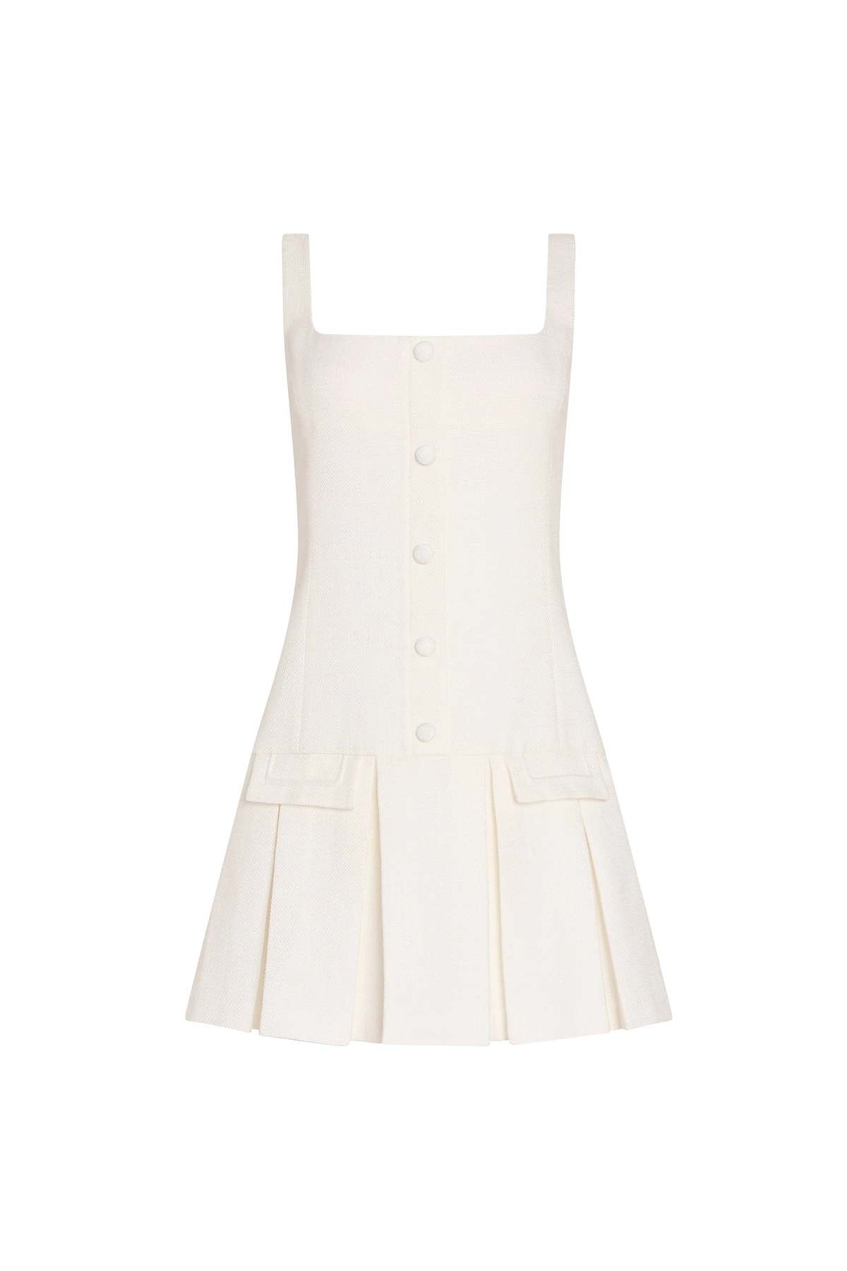 Amanda Uprichard Courtney Dress - Ivory - Image 4 of 4