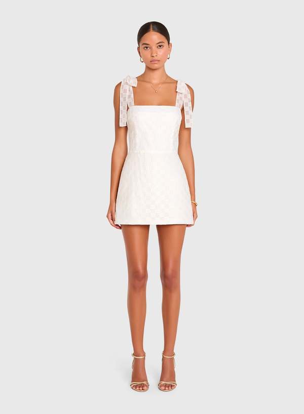 Amanda Uprichard Keenan Skort Romper - White