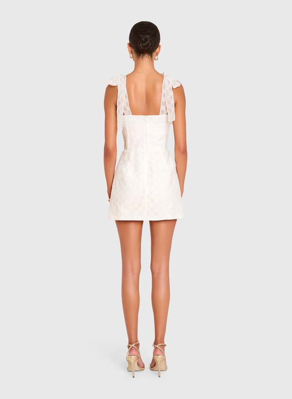 Amanda Uprichard Keenan Skort Romper - White