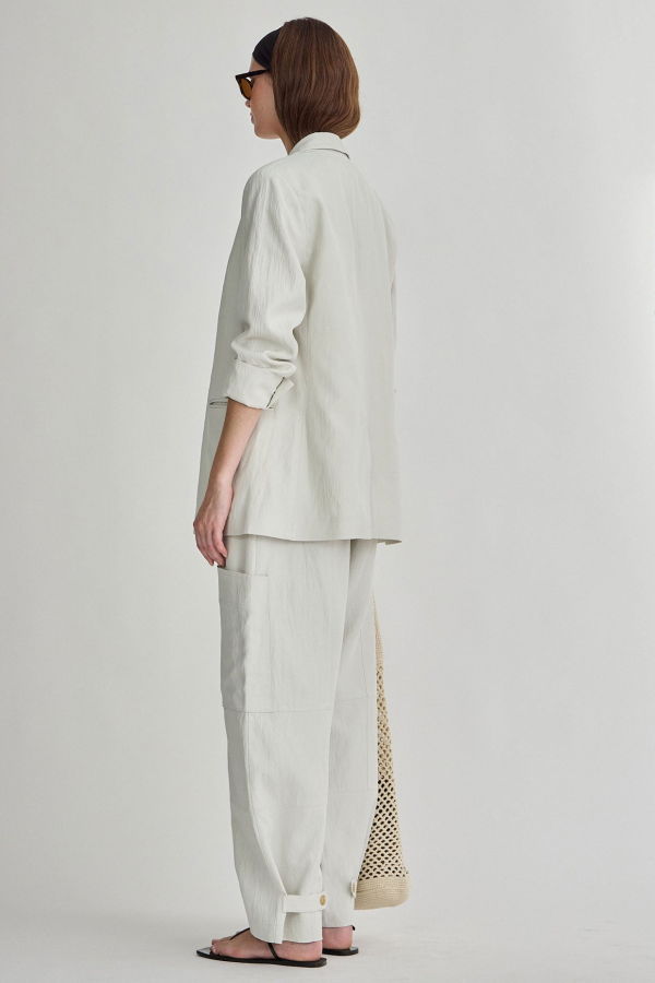 Apiece Apart Elsa Double Breasted Blazer - Birch