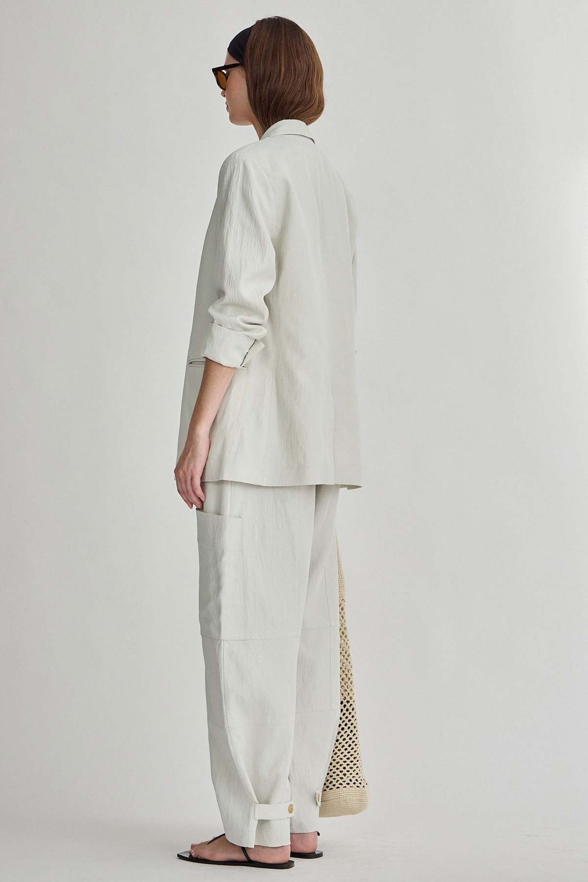 Apiece Apart Elsa Double Breasted Blazer - Birch - Image 2 of 5