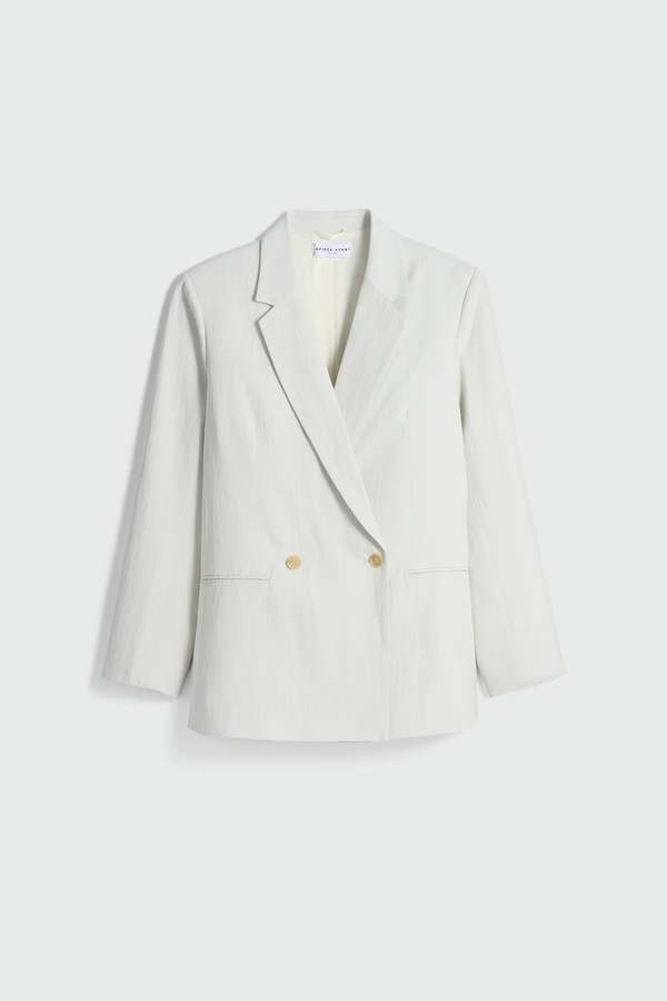 Apiece Apart Elsa Double Breasted Blazer - Birch