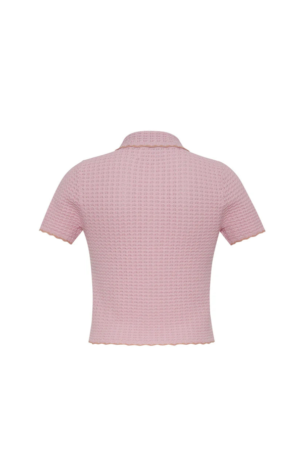 Cara Cara Melody Polo Sweater - Light Pink