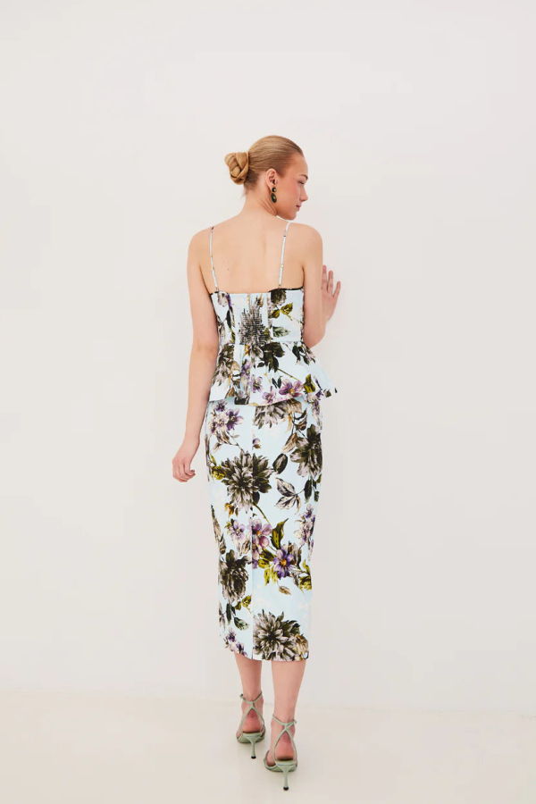 Cara Cara Sienna Skirt - Margaux Bloom Blue