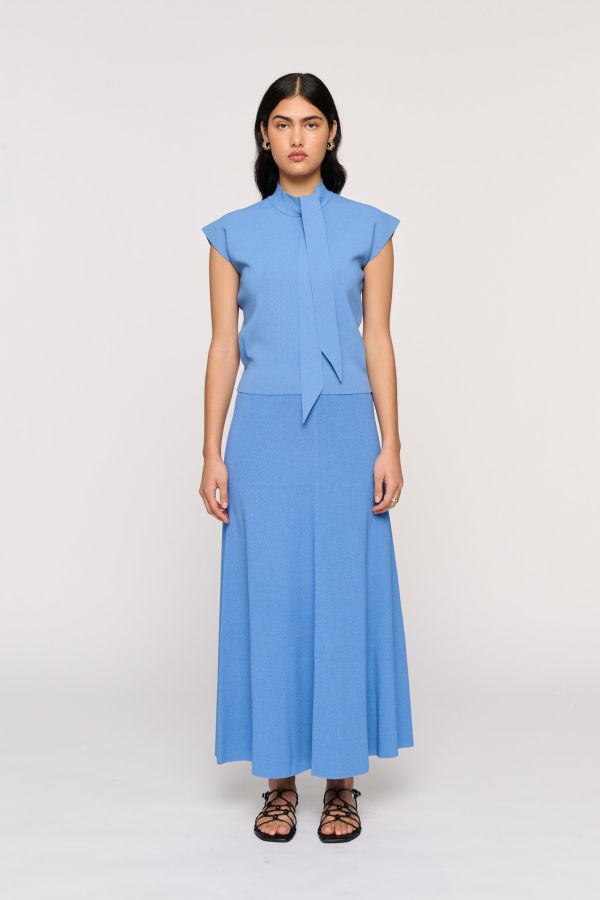 Clea Coco Knit Sweater - Delphinium