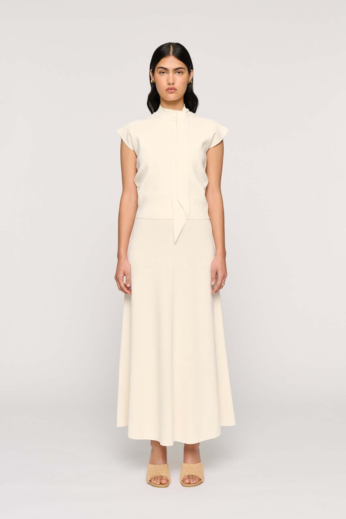 Clea Coco Knit Sweater - Parchment - Image 1 of 4