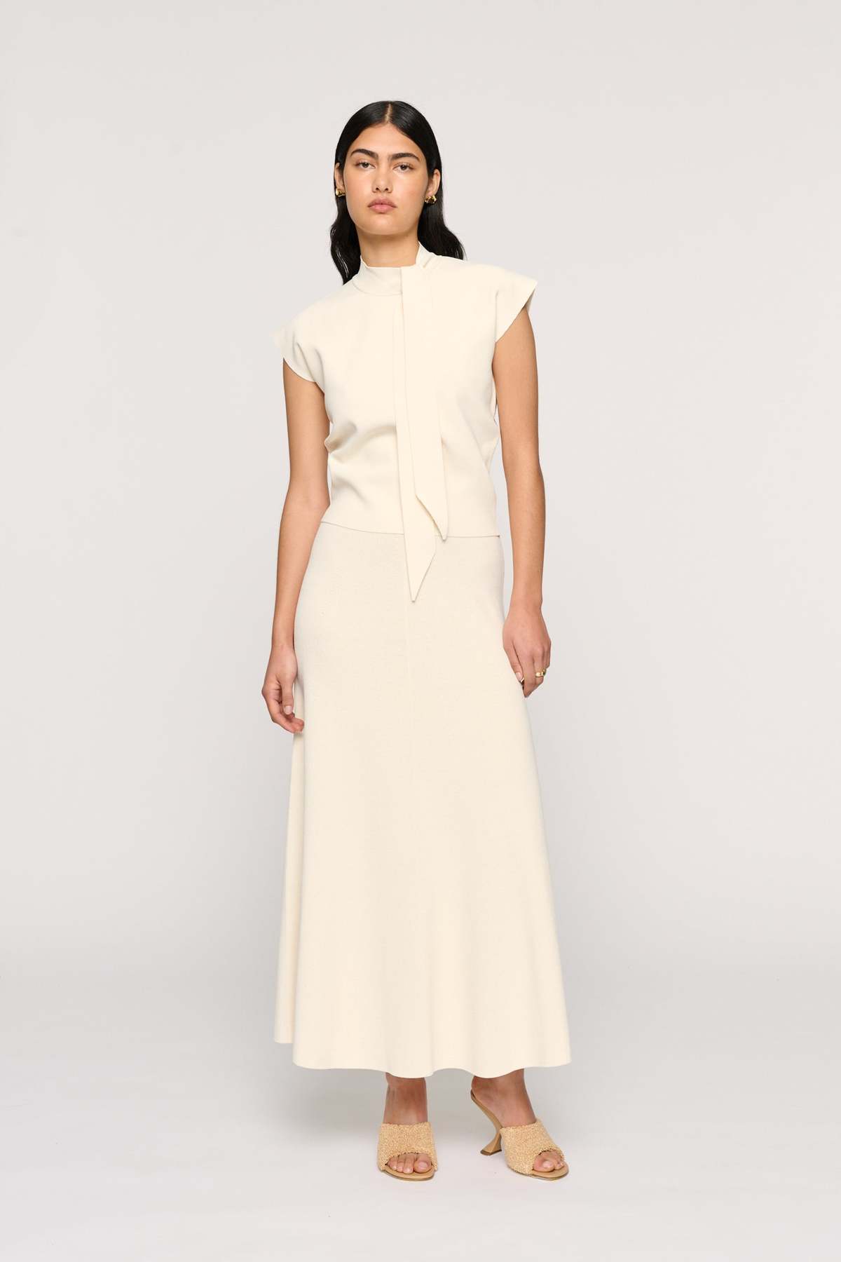 Clea Coco Knit Sweater - Parchment - Image 2 of 4