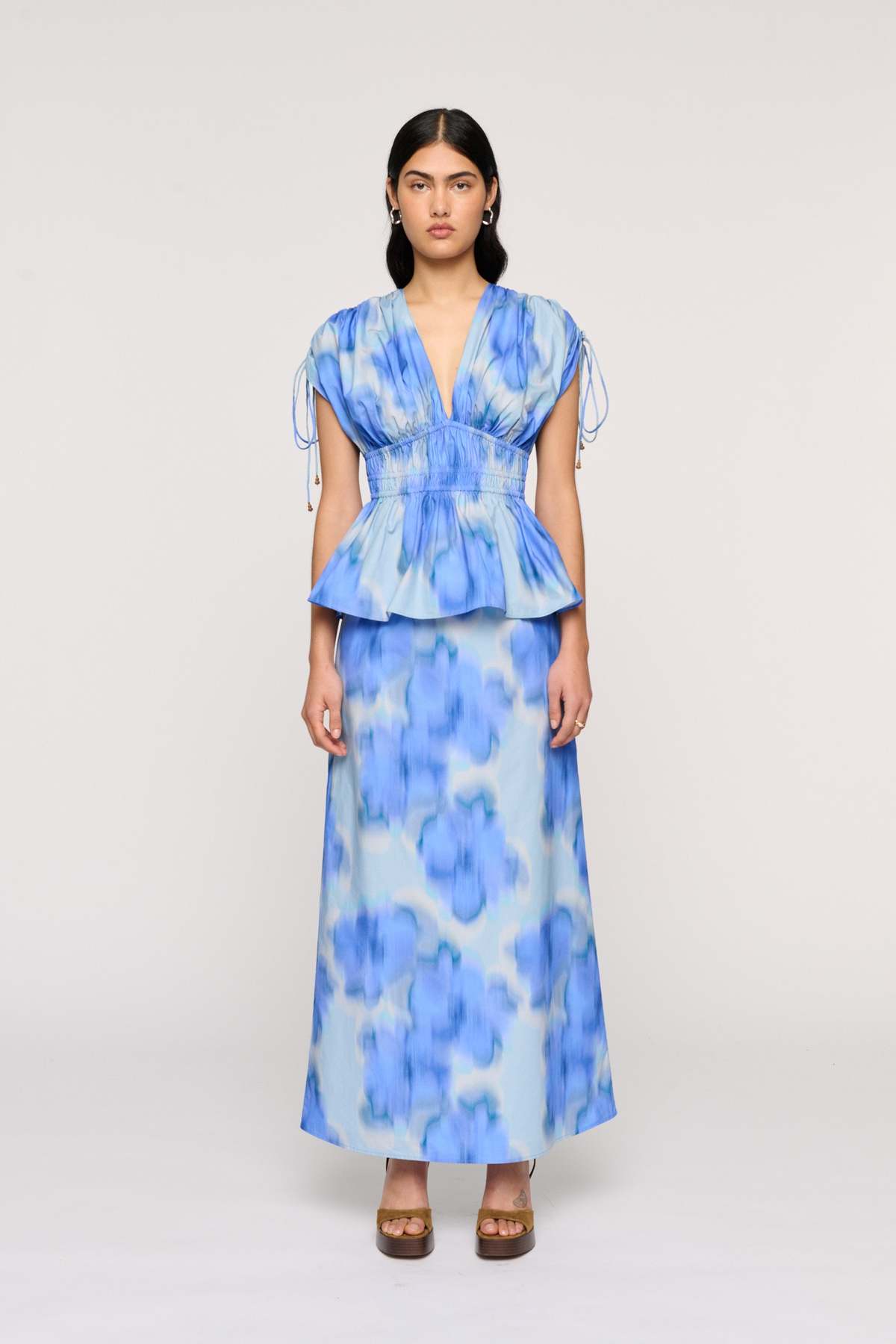 Clea Jasmine Skirt - Floralis Blue - Image 1 of 4