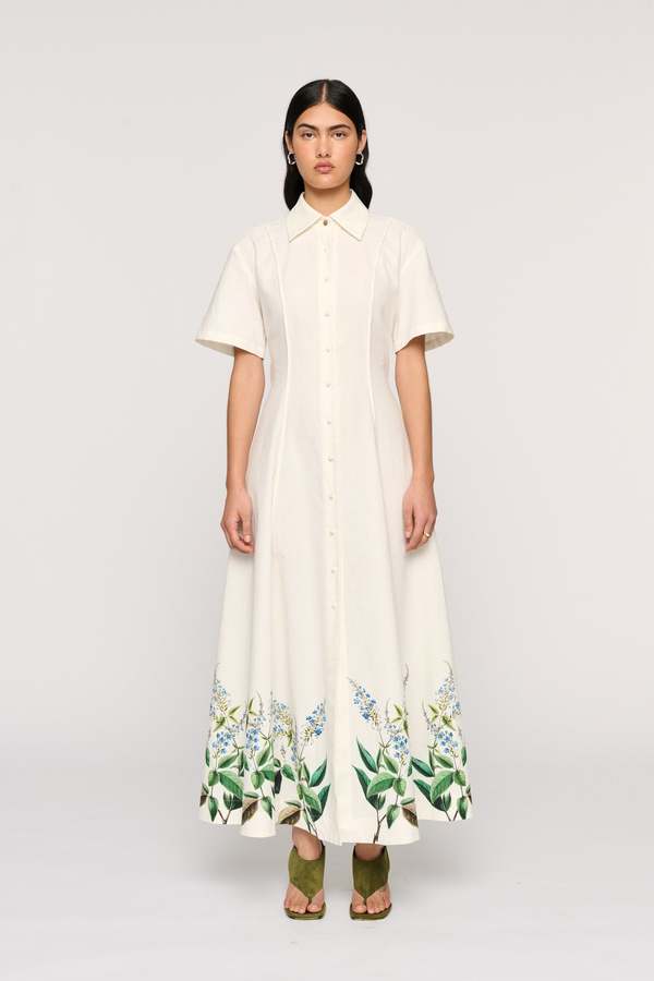 Clea Myra Shirt Dress - Laurel Bloom
